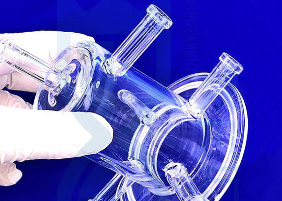 Quartz adapté aux besoins du client Labware en verre 2.2g/Cm3 de Morse 6,5 pour l'industrie chimique