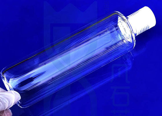 Flacon à réactifs clair de laboratoire de Morse 6,5 en verre de quartz de filet de vis