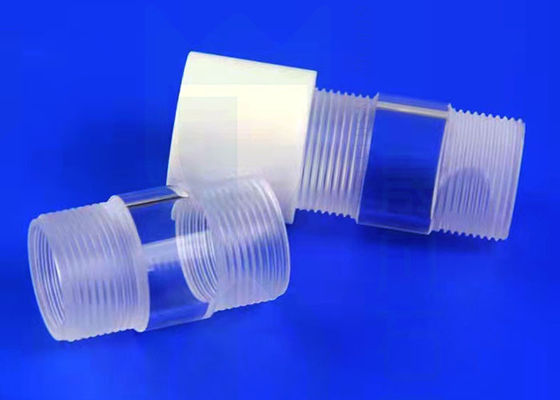 Bouteille adaptée aux besoins du client de réactif de laboratoire transparente avec le point de fonte de la vis 1750℃