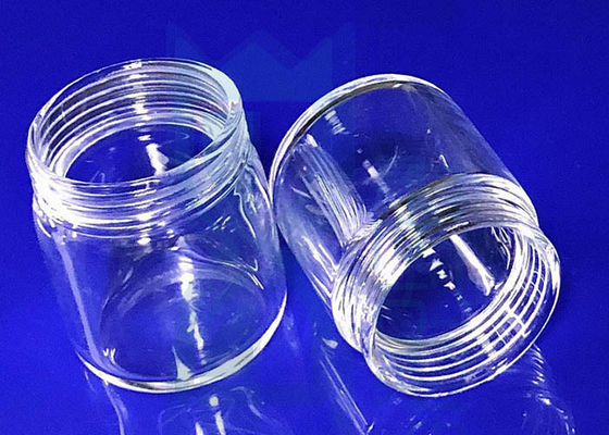 Bouteille adaptée aux besoins du client de réactif de laboratoire transparente avec le point de fonte de la vis 1750℃