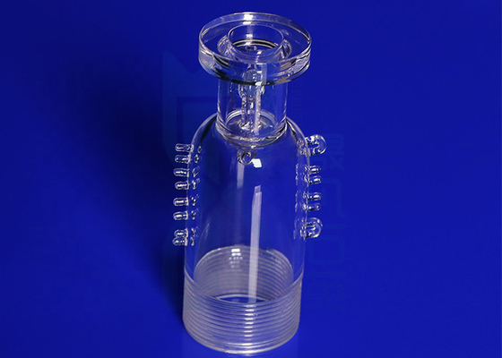 Instrument expérimental de creuset transparent du quartz 2.2g/Cm3