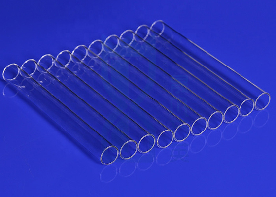 Tube de verre clair de polissage 300mm de quartz pour pureté de four de pyrolyse la grande