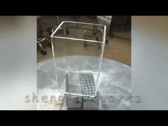 Creuset en verre de quartz de silice à haute température pour le chauffage ou les produits chimiques