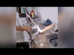 Traitement du tube de verre au quartz poli à haute température