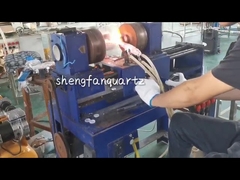 Haute pureté traitant davantage la tuyauterie de quartz fondu clair avec des fentes