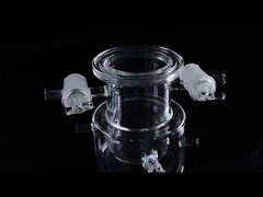 Instrument en verre de quartz de 300 mm personnalisé pour le secteur des semi-conducteurs