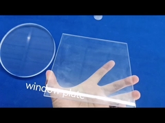 Soudure Plaque de verre de quartz Feuille plate Verre de vue optique Fenêtre