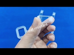 Feuille plate de plat de verre de quartz transparente épaisse pour le moulage par injection