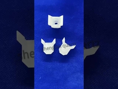 feuille de quartz perforée glacée opaque à semi-conducteurs cnc