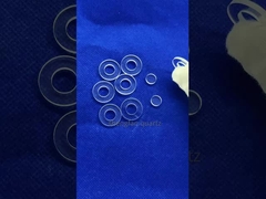 Parties de verre au quartz CNC sur mesure, résistantes aux températures élevées, rondes, carrées, perforées et rainurées