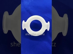 Instrument de quartz glacé opaque résistant à la corrosion et à haute température