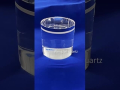 Transmission lumineuse élevée personnalisée, haute pureté, barre de quartz à fente pleine transparence