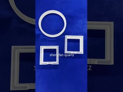 Laser de semi-conducteur forant la glace de quartz transparent avec le trou