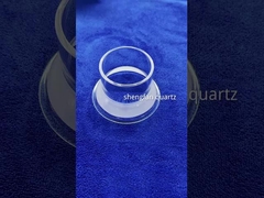 Fabrique de laboratoire sur mesure haute température résistant à la boule de quartz tête de bol