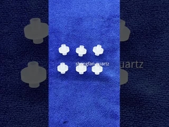 Fabrication de tubes en verre transparent de quartz de grand diamètre