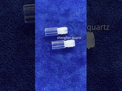 Traitement des tubes de bobine de verre au quartz transparent