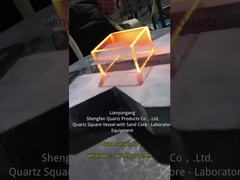 Contenants de quartz à haute température et résistants à la corrosion et cylindres carrés de quartz fabriqués sur mesure