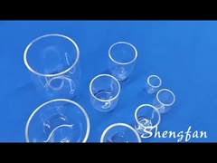 Creuset en silice fondue et plaque de quartz de qualité supérieure pour diverses applications