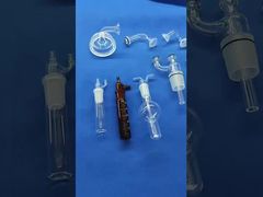 Pipe en spirale de quartz transparent résistant aux températures élevées