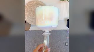Bol chantant en cristal pour la guérison des chakras