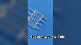Tube en verre de quartz de personnalisation