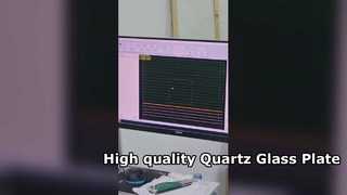 Plaque de verre au quartz de haute qualité